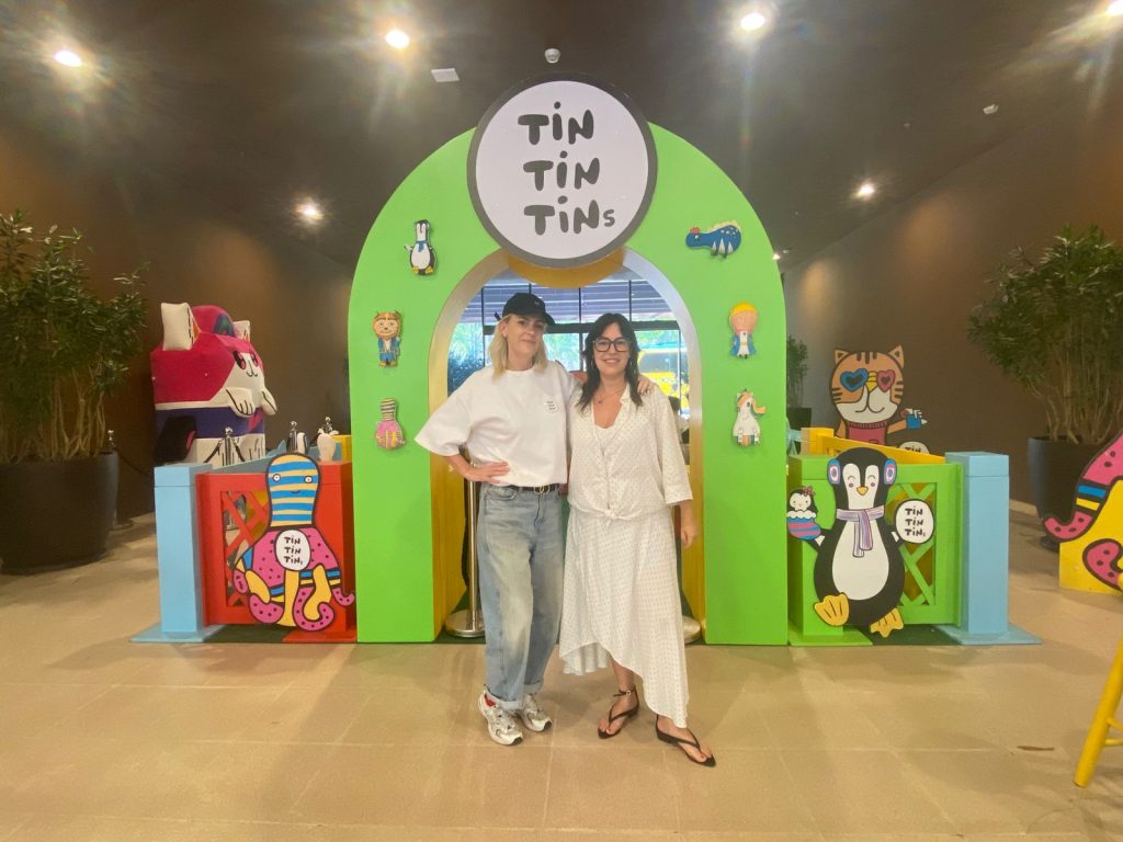 Graziella Poffo da TinTinTins e Melina Alves da DUXcoworkers